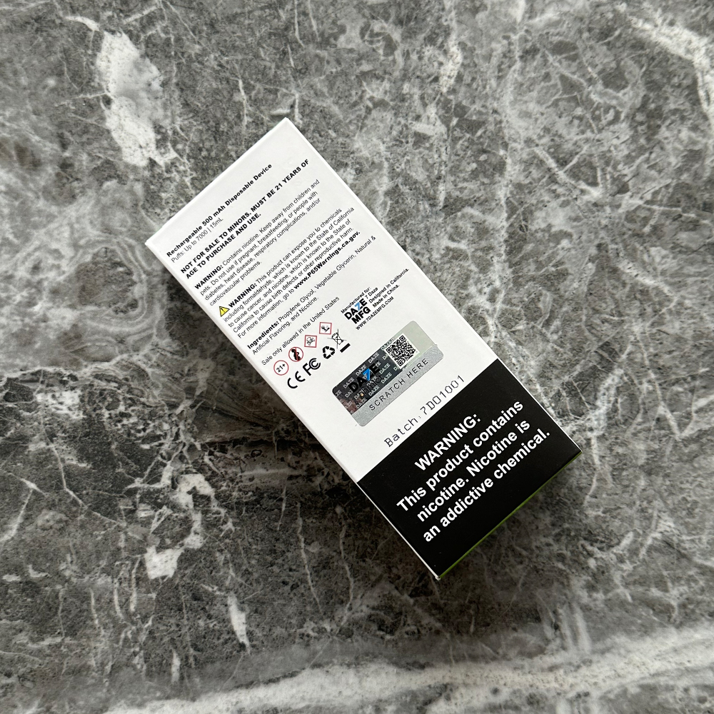 7-daze-ohmlet-icy-blast-001 7 Daze Ohmlet Icy Blast ‣ 7000 Puffs Disposable Vape💨